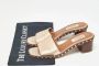 Valentino Vintage Pre-owned Leather sandals Gray Dames - Thumbnail 9