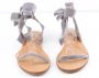 Valentino Vintage Pre-owned Leather sandals Gray Dames - Thumbnail 2