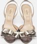 Valentino Vintage Pre-owned Leather sandals Gray Dames - Thumbnail 3