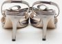 Valentino Vintage Pre-owned Leather sandals Gray Dames - Thumbnail 5