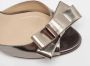 Valentino Vintage Pre-owned Leather sandals Gray Dames - Thumbnail 7