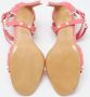 Valentino Vintage Pre-owned Leather sandals Pink Dames - Thumbnail 6