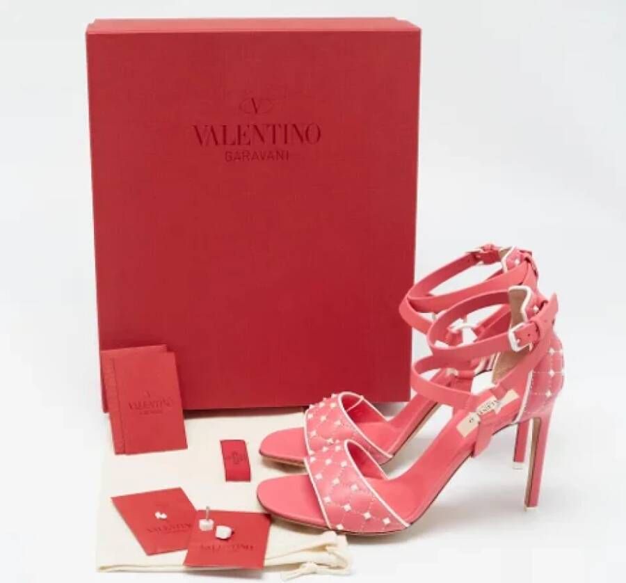 Valentino Vintage Pre-owned Leather sandals Pink Dames