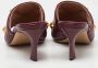 Valentino Vintage Pre-owned Leather sandals Red Dames - Thumbnail 5