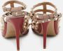 Valentino Vintage Pre-owned Leather sandals Red Dames - Thumbnail 4