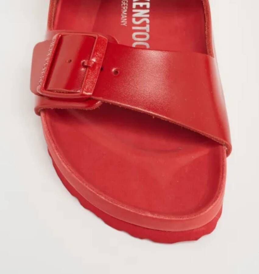 Valentino Vintage Pre-owned Leather sandals Red Dames