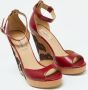 Valentino Vintage Pre-owned Leather sandals Red Dames - Thumbnail 4