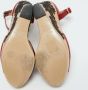 Valentino Vintage Pre-owned Leather sandals Red Dames - Thumbnail 6