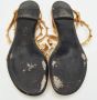 Valentino Vintage Pre-owned Leather sandals Yellow Dames - Thumbnail 6