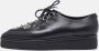 Valentino Vintage Pre-owned Leather sneakers Black Dames - Thumbnail 2