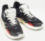 Valentino Vintage Pre-owned Leather sneakers Black Dames - Thumbnail 4