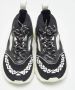 Valentino Vintage Pre-owned Leather sneakers Black Dames - Thumbnail 3