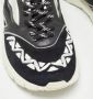 Valentino Vintage Pre-owned Leather sneakers Black Dames - Thumbnail 8