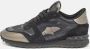 Valentino Vintage Pre-owned Leather sneakers Black Dames - Thumbnail 2