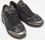 Valentino Vintage Pre-owned Leather sneakers Black Dames - Thumbnail 4