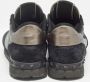 Valentino Vintage Pre-owned Leather sneakers Black Dames - Thumbnail 5