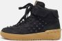 Valentino Vintage Pre-owned Leather sneakers Black Dames - Thumbnail 2