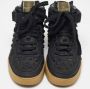 Valentino Vintage Pre-owned Leather sneakers Black Dames - Thumbnail 3