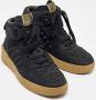 Valentino Vintage Pre-owned Leather sneakers Black Dames - Thumbnail 4