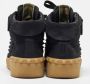 Valentino Vintage Pre-owned Leather sneakers Black Dames - Thumbnail 5