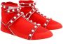 Valentino Vintage Pre-owned Nylon sneakers Red Dames - Thumbnail 2