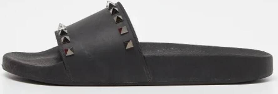 Valentino Vintage Pre-owned Rubber flats Black Dames