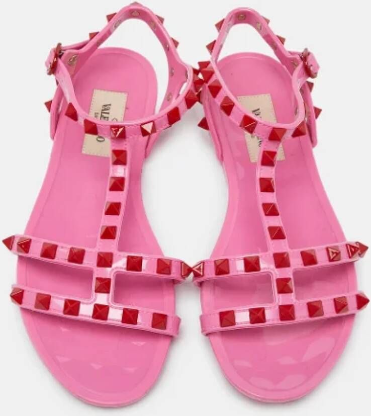 Valentino Vintage Pre-owned Rubber flats Pink Dames