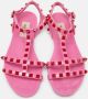 Valentino Vintage Pre-owned Rubber flats Pink Dames - Thumbnail 3