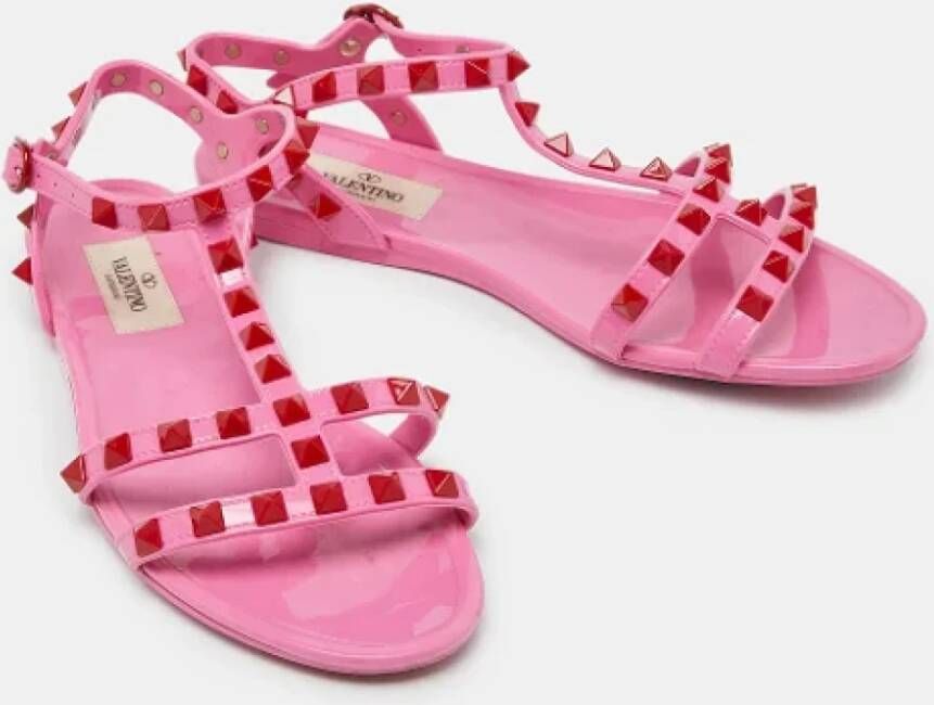 Valentino Vintage Pre-owned Rubber flats Pink Dames