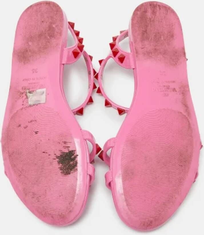 Valentino Vintage Pre-owned Rubber flats Pink Dames