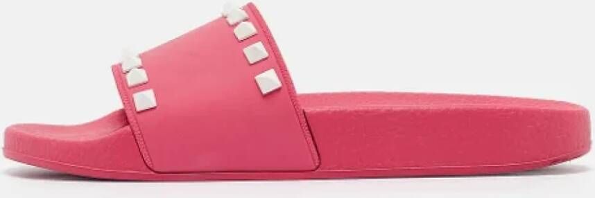 Valentino Vintage Pre-owned Rubber flats Pink Dames