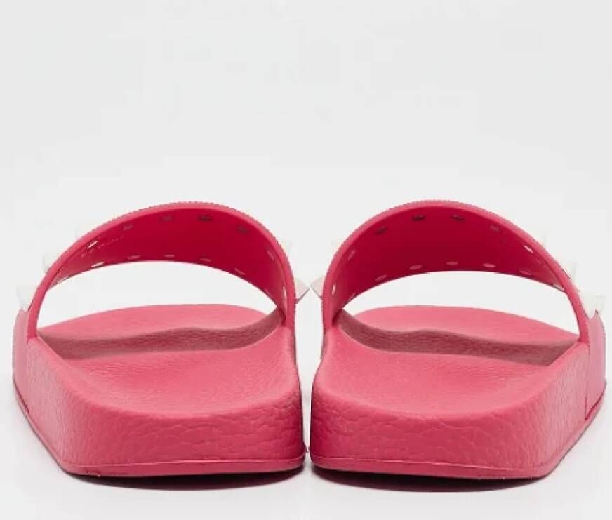 Valentino Vintage Pre-owned Rubber flats Pink Dames