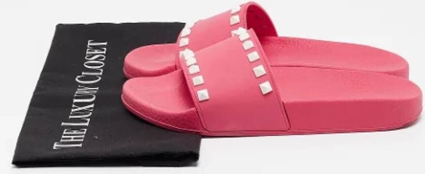 Valentino Vintage Pre-owned Rubber flats Pink Dames