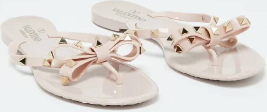 Valentino Vintage Pre-owned Rubber flats Pink Dames