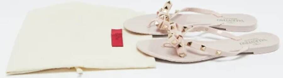 Valentino Vintage Pre-owned Rubber flats Pink Dames