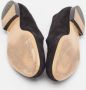 Valentino Vintage Pre-owned Suede flats Black Dames - Thumbnail 6