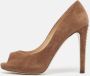 Valentino Vintage Pre-owned Suede heels Brown Dames - Thumbnail 2