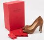 Valentino Vintage Pre-owned Suede heels Brown Dames - Thumbnail 9