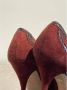 Valentino Vintage Pre-owned Suede heels Red Dames - Thumbnail 8