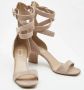 Valentino Vintage Pre-owned Suede sandals Beige Dames - Thumbnail 4