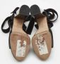 Valentino Vintage Pre-owned Suede sandals Black Dames - Thumbnail 6