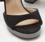 Valentino Vintage Pre-owned Suede sandals Black Dames - Thumbnail 7