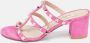 Valentino Vintage Pre-owned Suede sandals Pink Dames - Thumbnail 2