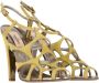 Valentino Vintage Pre-owned Suede sandals Yellow Dames - Thumbnail 2