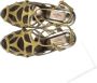 Valentino Vintage Pre-owned Suede sandals Yellow Dames - Thumbnail 10