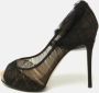 Valentino Vintage Pre-owned Tulle heels Black Dames - Thumbnail 2