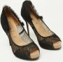 Valentino Vintage Pre-owned Tulle heels Black Dames - Thumbnail 4