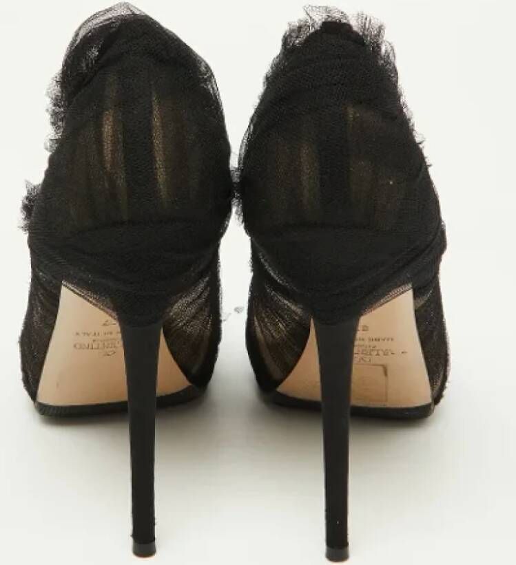 Valentino Vintage Pre-owned Tulle heels Black Dames