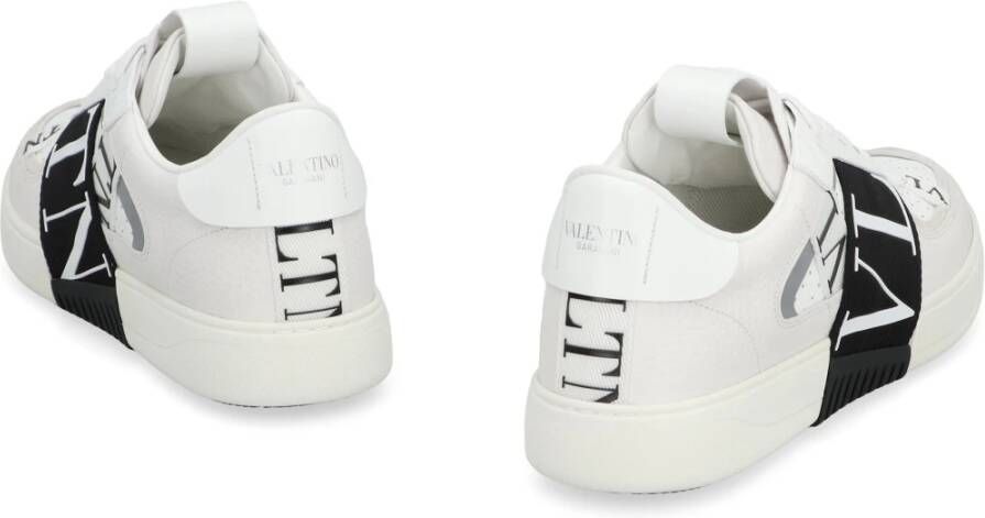 Valentino Vl7N Leren en Stoffen Sneakers White Heren