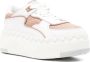 Valentino Witte leren sneakers met Rockstud-details White Dames - Thumbnail 2